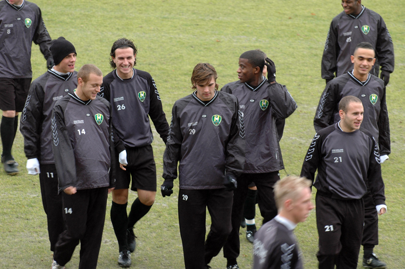 Training foto's ADO Zuiderpark 30-11-2007